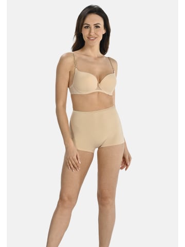 Teyli Boxershorts mit hoher Taille für Frauen Andreaa in beige