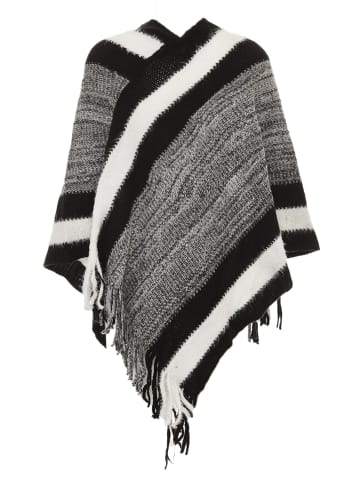ALARY Damen Poncho in Schwarz