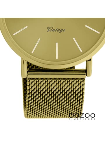 Oozoo Armbanduhr Oozoo Vintage Series senfgelb mittel (ca. 40mm)