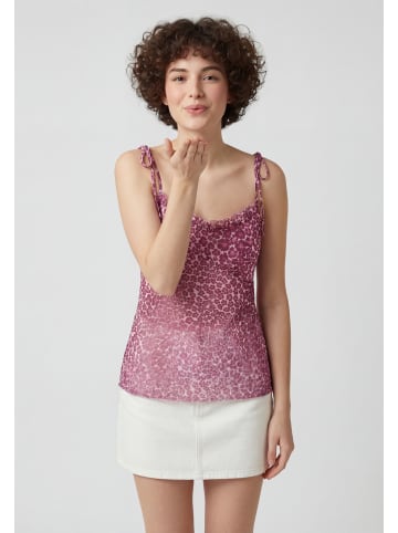 myMo Women Top in pink black