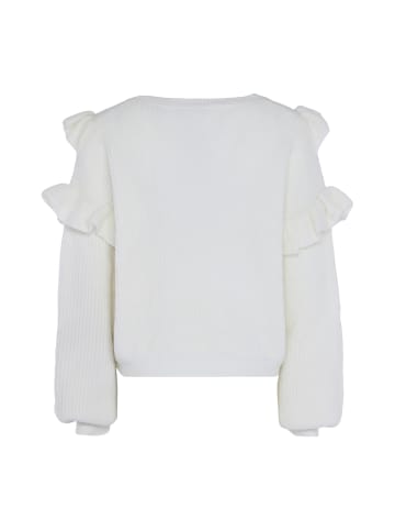 aleva Damen Pullover in WOLLWEISS