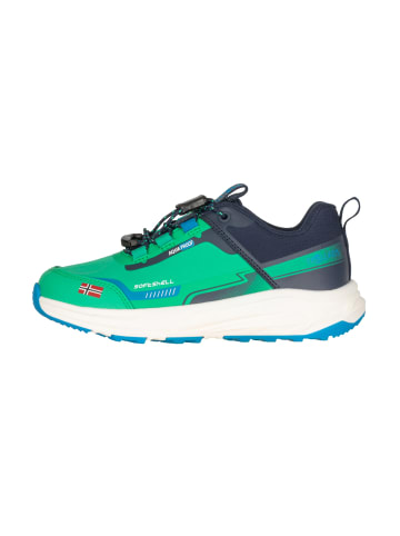 Trollkids Wanderschuhe Bjordal in emerald green/dynamic blue