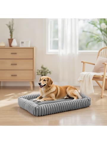 Feandrea Hundebett Baddi in Taubengrau - (B)106 x (H)20 x (T)75 cm