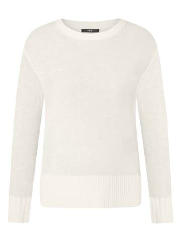 Zero  Pullover mit Alpakawolle in Eggnog