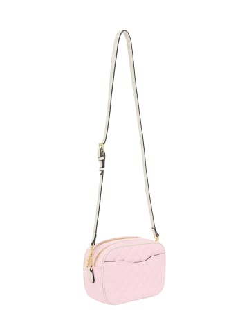 myMo Women Satchel in Pink White