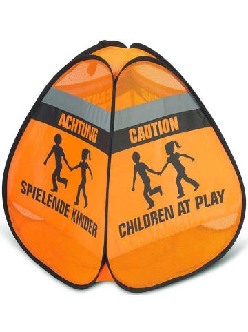 Reer 3D-Straßenwarnschild - Spielende Kinder in Rot ab 2 Jahre