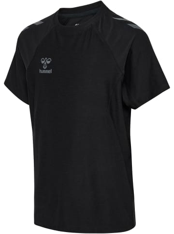Hummel T-Shirt Hmlcima Kinder in BLACK MELANGE