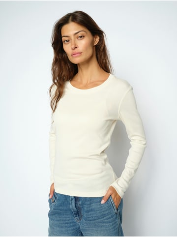 Mos Mosh Langarmshirt in ecru