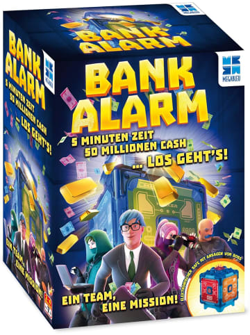 MEGABLEU Bank Alarm Spiel Elektronisches Brettspiel Tresor knacken Rätsel 2-4 Spieler 7+