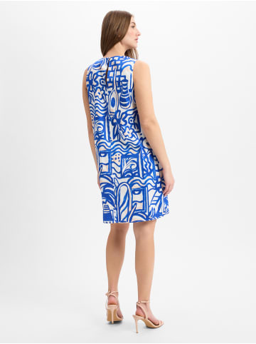 MARC CAIN COLLECTIONS Kleid in blau weiß - 0001