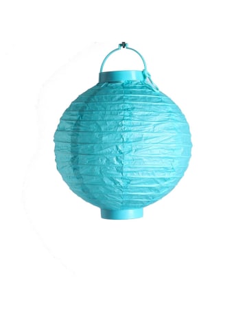 MARELIDA LED Lampion Batteriebetrieb D. 20cm in türkis