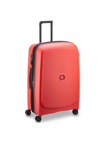 Delsey Belmont Plus 4-Rollen Trolley 76 cm in blasses rot