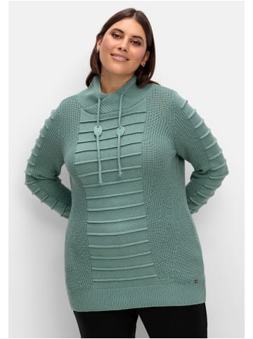 sheego Longpullover in jade