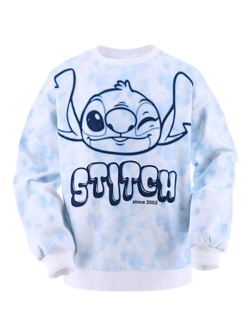Lilo & Stitch Sweatshirt Disney Stitch in Weiß