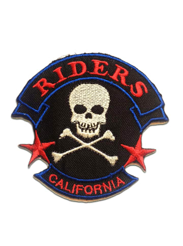 Catch the Patch Riders California BikerApplikation Bügelbild inSchwarz