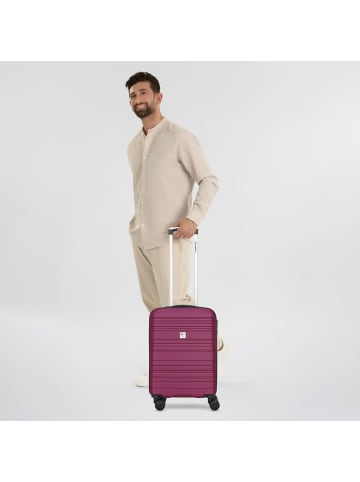 Check.In Paradise 4 Rollen Kabinentrolley S 55 cm in berry