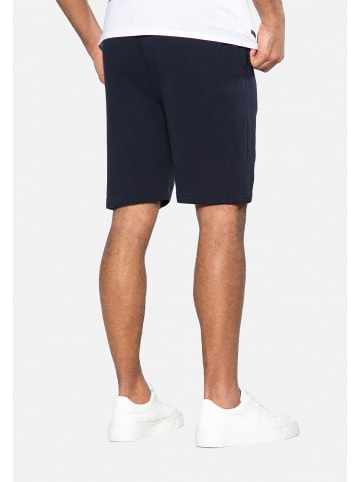 Threadbare Sweatshorts Bergamot in blau-schwarz