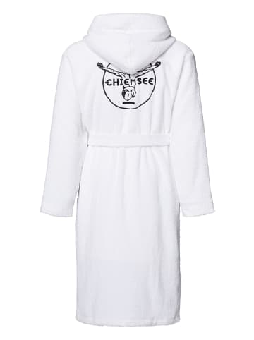 Chiemsee Bademantel Bathrobe Unisex in weiß