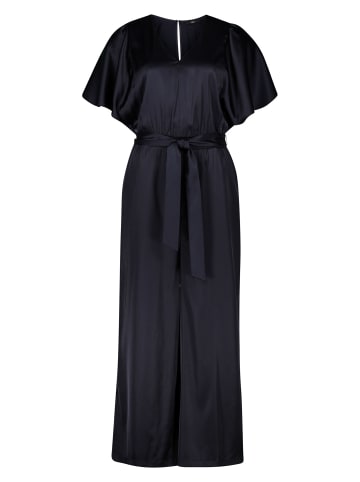 Zero  Jumpsuit Satin mit Stoffgürtel in Night Sky