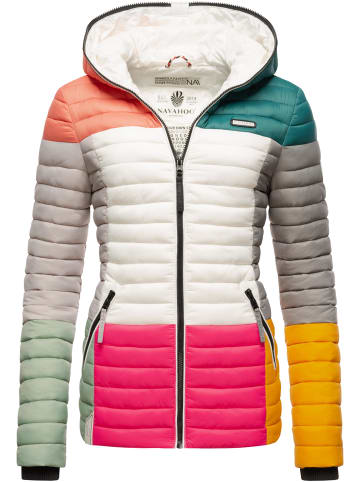 Navahoo Steppjacke Multikulti in Multicolour Dark 2