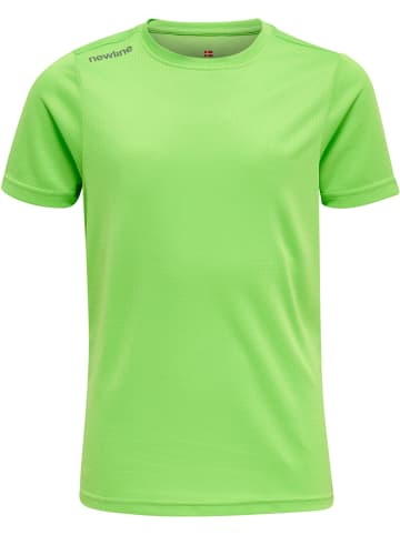 Newline Newline T-Shirt Kids Core Laufen Kinder in GREEN FLASH