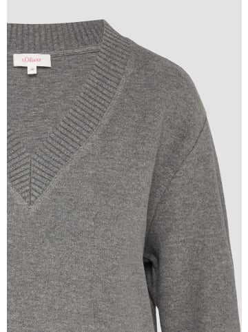 s.Oliver Sweatshirt langarm in Grau