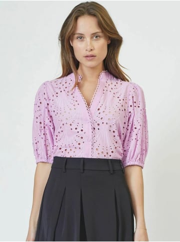 Co'couture Hemd NayaCC Anglaise SS in Orchid