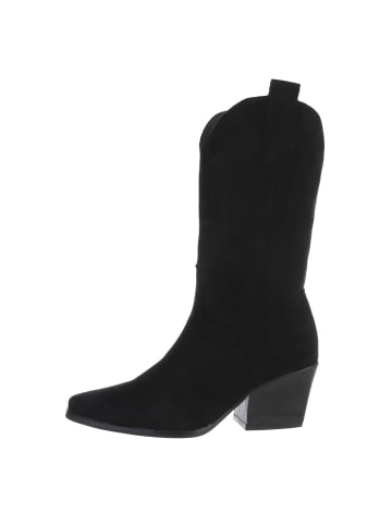 Ital-Design Stiefel in Schwarz