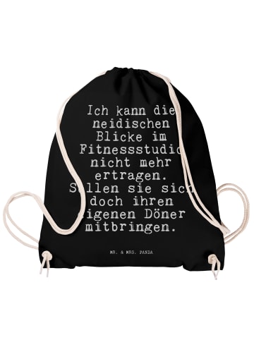 Mr. & Mrs. Panda Tasche Ich kann die neidischen... mit Spruch in Schwarz