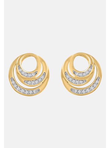Diamant Exquis Ohrringe aus 375 Gelbgold mit Diamant