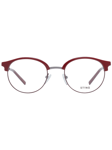 Sting Unisex Optische Fassungen Vollrandige Brille Burgundisch