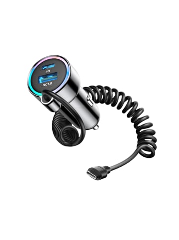 Joyroom JR-CL07 72W 3in1 Autoladegerät mit 1,6m USB-C Kabel