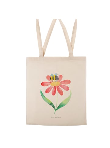 Mr. & Mrs. Panda Shopping Tasche Hummel Blume ohne Spruch in Creme