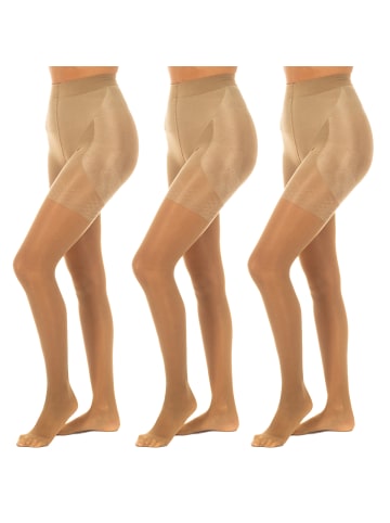Jolie Folie 3er-Set: Strumpfhose in Brown