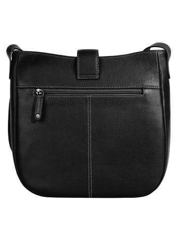Bugatti Handtasche ELSA echt Leder in schwarz