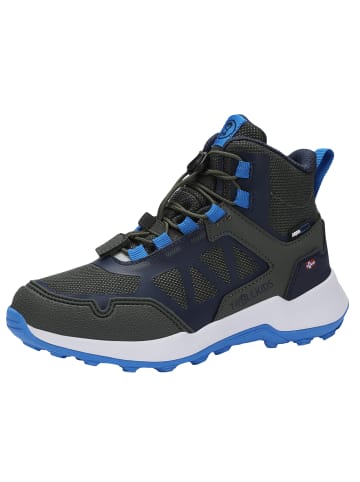 Trollkids Wanderschuh Oppland in ivy/electric blue