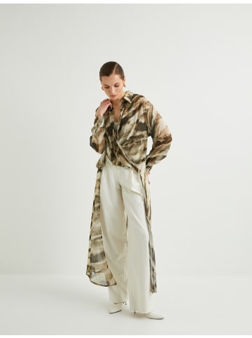 KOTON Shirt in Blau Gemustert