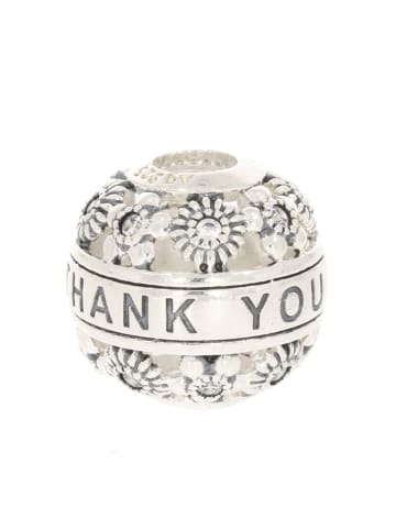 Thomas Sabo Karma Bead "Thank you K0213-643-14" in Silber