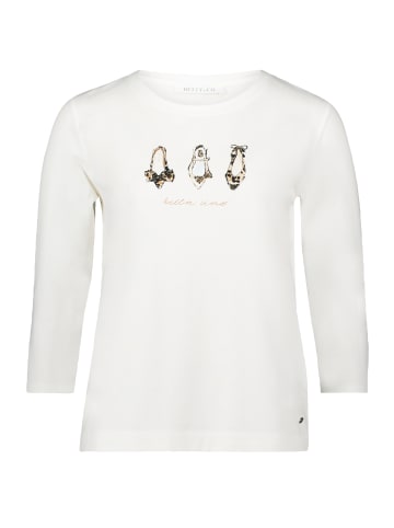 BETTY & CO Casual-Shirt mit Print in Patch Cream/Black