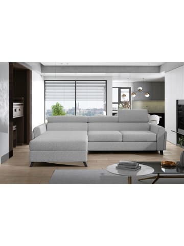 MF Design Mariam Recamiere Links in Hellgrau -  (L) 200 x (B) 288 x (H) 92 cm