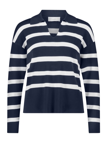 Betty Barclay Strickpullover mit Streifen in Patch Dark Blue/Cream