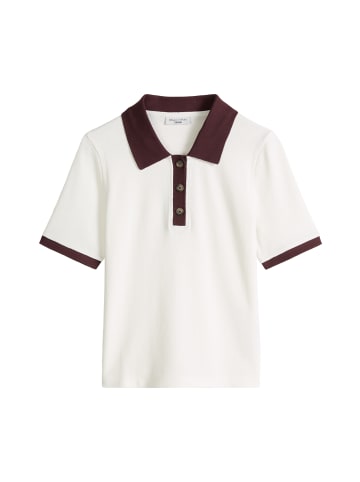 Marc O'Polo DENIM Poloshirt mit Struktur slim in Offwhite