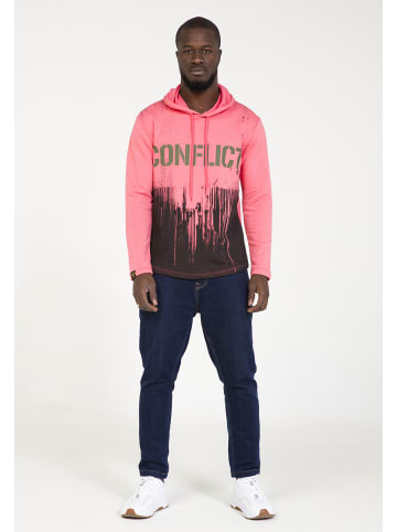 PLUS EIGHTEEN Herren Kapuzenpullover in Pink