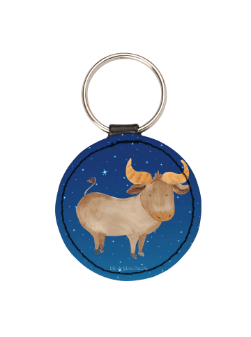 Mr. & Mrs. Panda Anhänger Sternzeichen Stier ohne Spruch in Sternenhimmel Blau