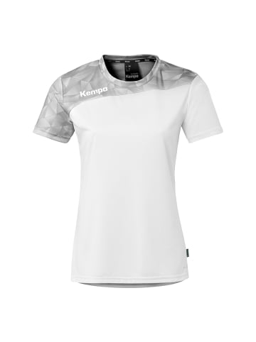 Kempa Trainings-T-Shirt Athletics 29 Women in weiß/steingrau