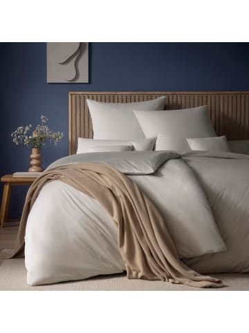 Estella Mako-Interlock-Jersey Bettwäsche in silber