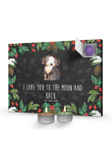 Mr. & Mrs. Panda aroma adventskalender Hund Entspannen mit Spruch in Kreidetafel