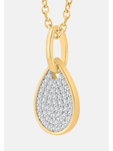 Diamant Exquis Halskette aus 585 Gelbgold mit Diamant
