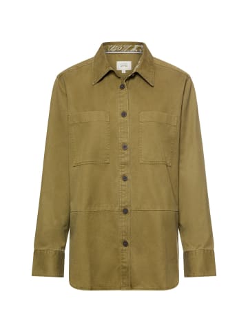 Camel Active Bluse mit Knopfleiste in Oliv
