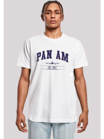 F4NT4STIC T-Shirt Pan Am College Est 1927 in weiß